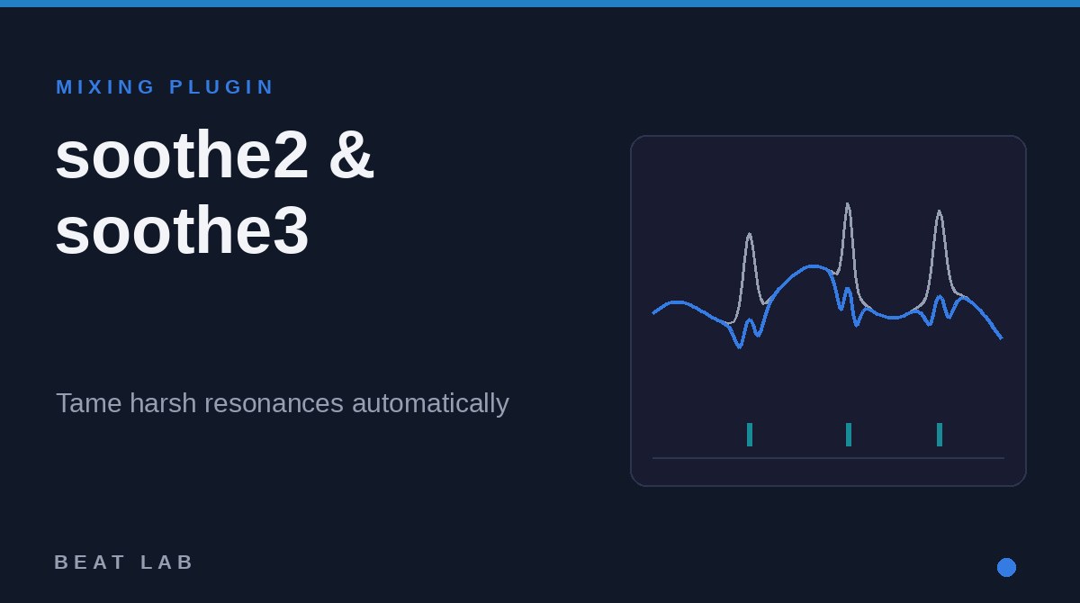 oeksound soothe2 / soothe3: automatic resonance suppression