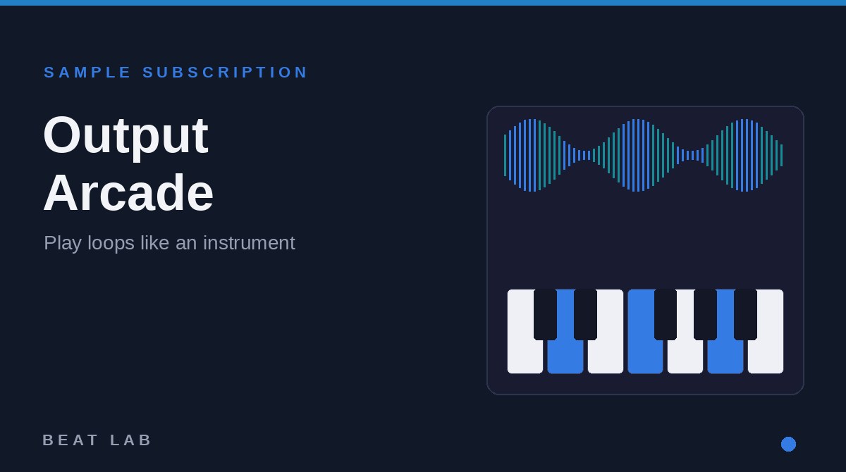 Output Arcade review — the loop subscription you play like an instrument