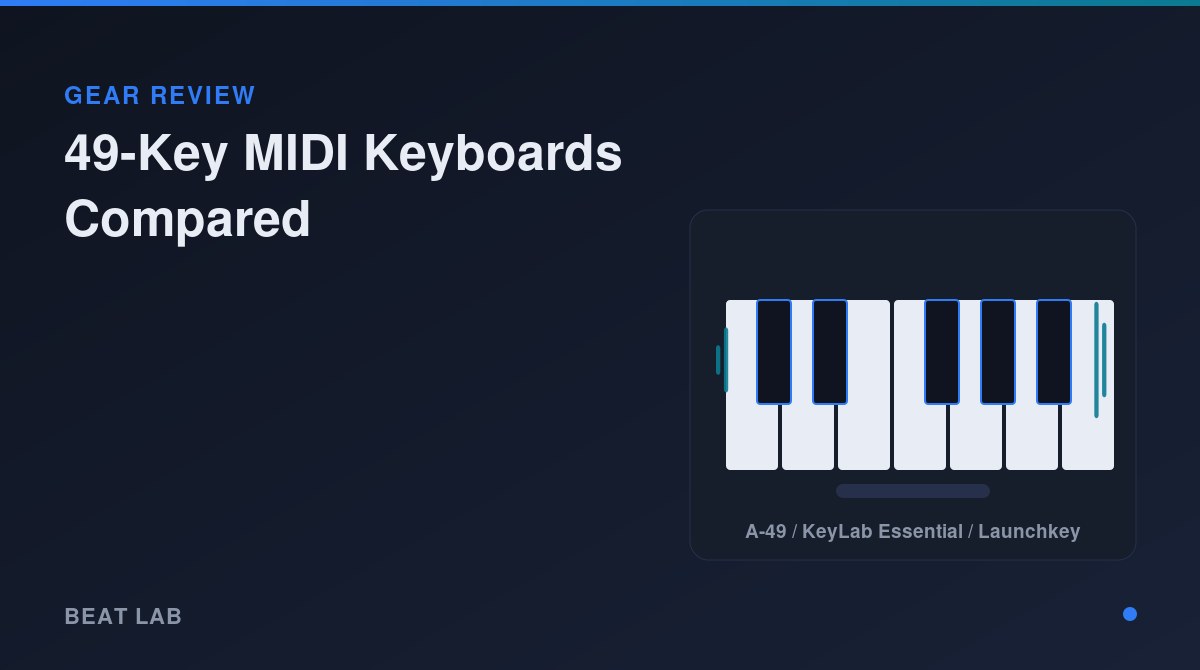49-key MIDI keyboards compared