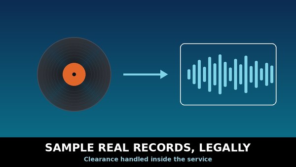 Tracklib: sample real records, legally